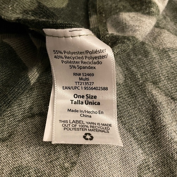 Time and Tru Multi Wear Wrap Cameo Sleeveless Wrap, Shoulder Wrap and Scarf - Picture 5 of 5